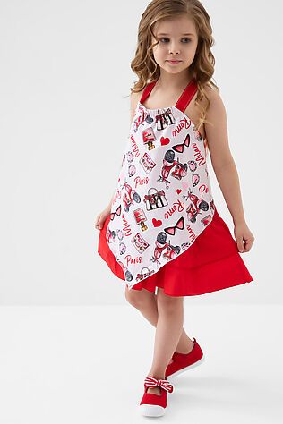 PLAYTODAY Сарафан текстильный для девочек #1243223