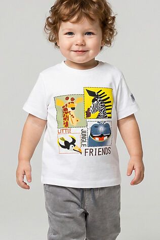 PLAYTODAY Джемпер детский трикотажный для мальчиков (футболка) #1243227