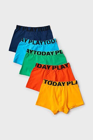 PLAYTODAY Трусы трикотажные для мальчиков - боксеры, 5 шт в комплекте #1243494