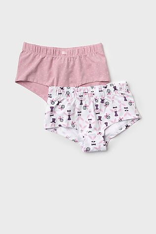 PLAYTODAY Трусы трикотажные для девочек, 2 шт в комплекте #1243585