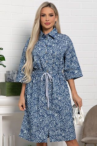 LADY TAIGA Платье хлопковое Стоун #1243983