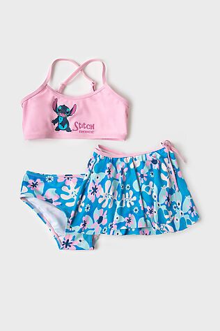 PLAYTODAY Комплект трикотажный для девочек: купальный костюм, юбка #1244202