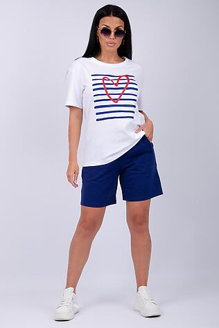 НАТАЛИ Костюм с шортами Море #1244298