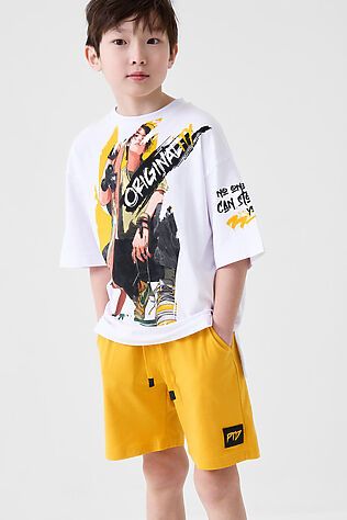 PLAYTODAY Комплект трикотажный для мальчиков: фуфайка (футболка), шорты #1244613