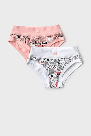 PLAYTODAY Трусы трикотажные для девочек, 2 шт в комплекте #1244716