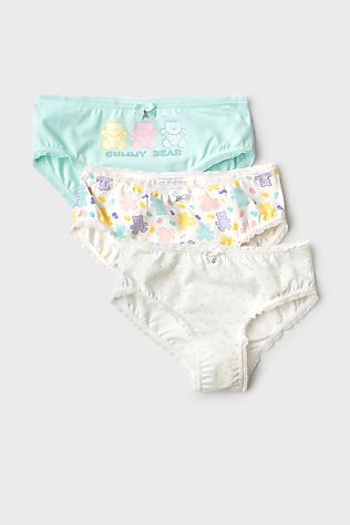 PLAYTODAY Трусы трикотажные для девочек, 3 шт в комплекте #1244723