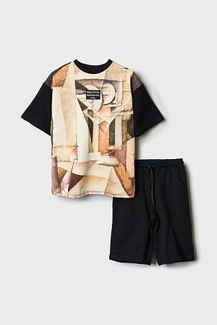 PLAYTODAY Комплект трикотажный для мальчиков: джемпер (футболка), шорты #1244726