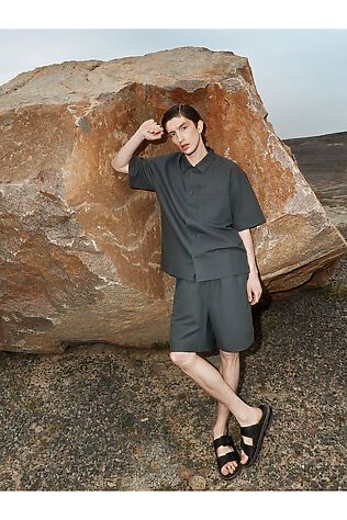 MARK FORMELLE Комплект мужской (рубашка, шорты) #1244946