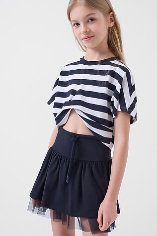 PLAYTODAY Юбка-шорты трикотажные для девочек #1245042