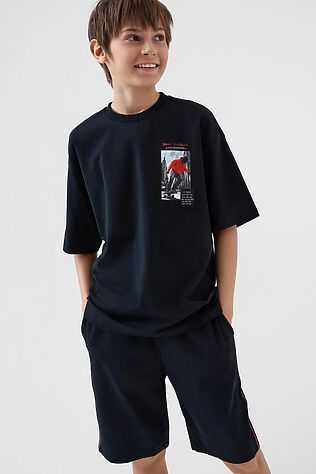 PLAYTODAY Комплект трикотажный для мальчиков: фуфайка (футболка), шорты #1245071