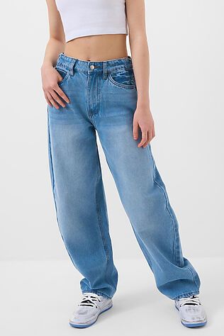 PLAYTODAY Брюки текстильные джинсовые для девочек #1245312