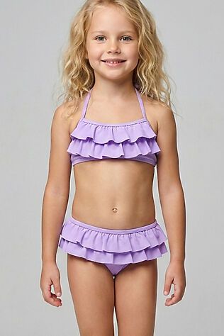 PLAYTODAY Купальный костюм трикотажный для девочек #1245373