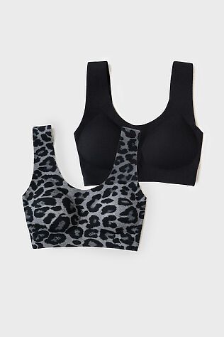 PLAYTODAY Топ (бра) трикотажный для девочек, 2 шт в комплекте #1245507