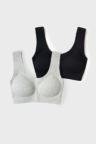 PLAYTODAY Топ (бра) трикотажный для девочек, 2 шт в комплекте #1245561