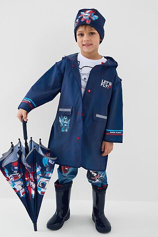 PLAYTODAY Плащ из полимерного материала для мальчиков (дождевик) #1245621