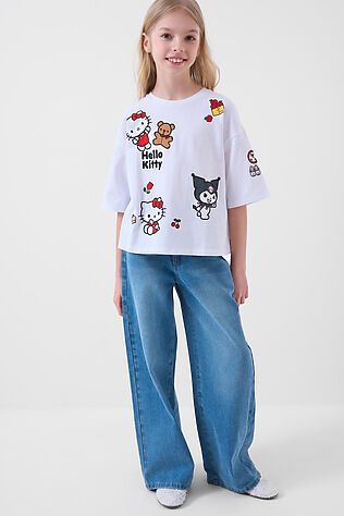 PLAYTODAY Фуфайка трикотажная для девочек (футболка) #1245638