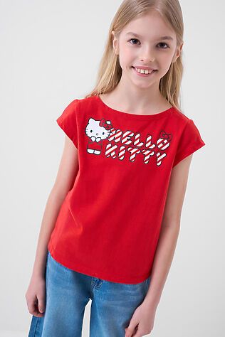 PLAYTODAY Фуфайка трикотажная для девочек (футболка) #1245841