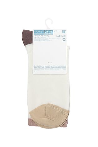 CONTE ELEGANT CONTE ACTIVE Удлиненные женские хлопковые носки #1245869