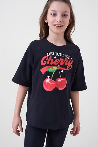 PLAYTODAY Комплект трикотажный для девочек: фуфайка (футболка), брюки (легинсы) #1245920