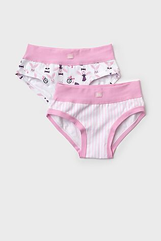 PLAYTODAY Трусы трикотажные для девочек, 2 шт в комплекте #1245926