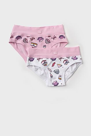 PLAYTODAY Трусы трикотажные для девочек, 2 шт в комплекте #1245945