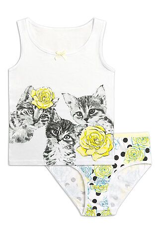 PELICAN Комплект(Майка+трусы) #282626