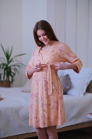 LIKA DRESS Комплект (Халат + Ночная сорочка) #863585