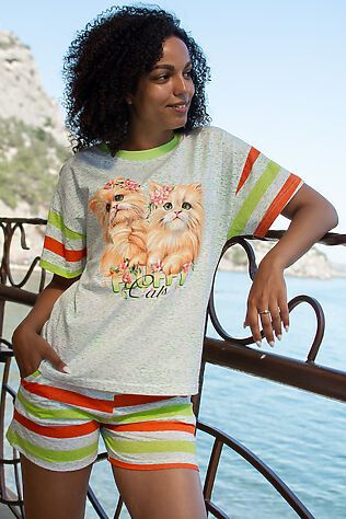 НАТАЛИ Костюм с шортами Рыжики #883320