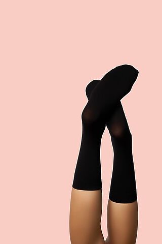 Носки высокие женские носки цветные носки "Красочная дружба" КРАСНАЯ ЖАРА