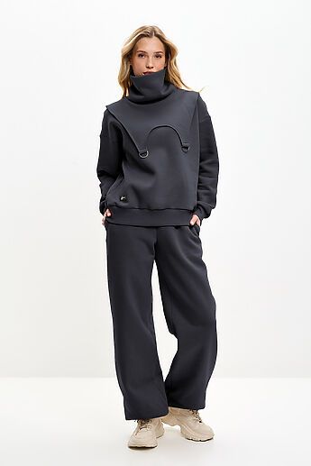 Костюм (Брюки+Свитшот+Снуд) #1227212