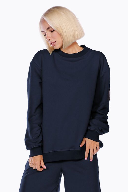 Свитшот EZANNA (Темно-синий) W1Sv207F3 #1095041 фото 1