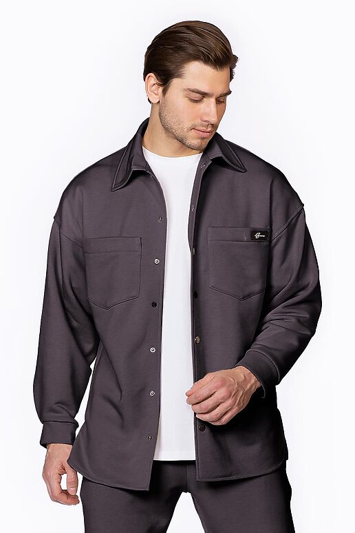 Рубашка EZANNA (Антрацит) M1Rb219F3 #1237590 фото 1