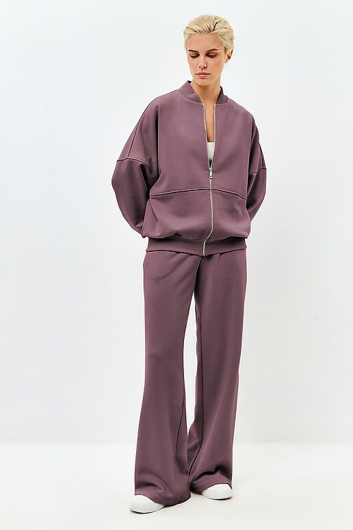 Костюм (Брюки+Толстовка) EZANNA (Инжир) W1Ks374F3 #1237626 фото 1