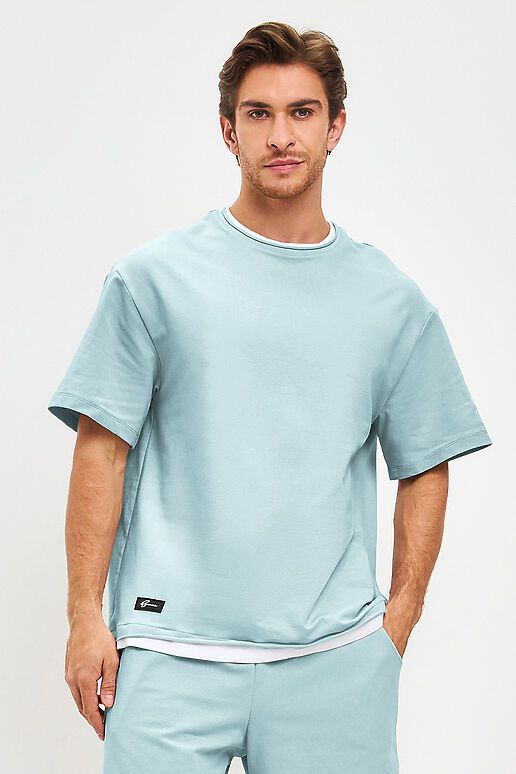 Свитшот EZANNA (Снежная мята/Белый) M1Sv222F2 #1237932 фото 1