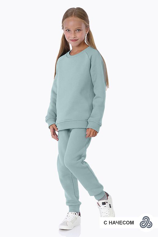 Костюм(Свитшот+Брюки) EZANNA (Снежная мята) G3Ks112F4 #804364 фото 1