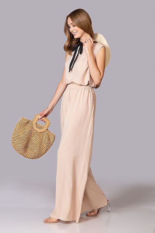 Костюм (Брюки+Топ) EZANNA (Бежевый) W1Ks353V1 #898352 фото 1