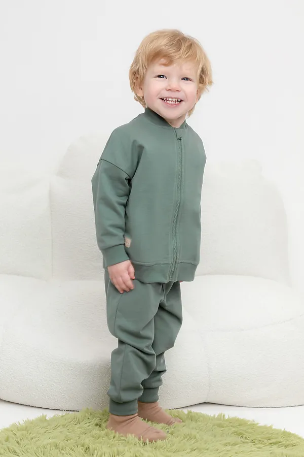 Брюки CROCKID, зеленый мох к460 - фото 1