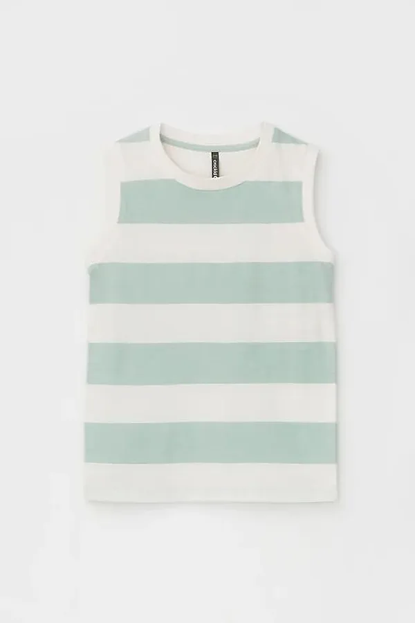 Майка CROCKID, голубая дымка,полоска к480 - фото 1