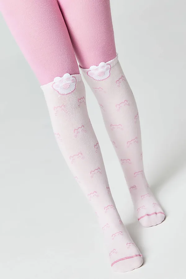 CONTE-KIDS TIP-TOP (мордашки) Колготки детские CONTE KIDS, розовый - фото 1