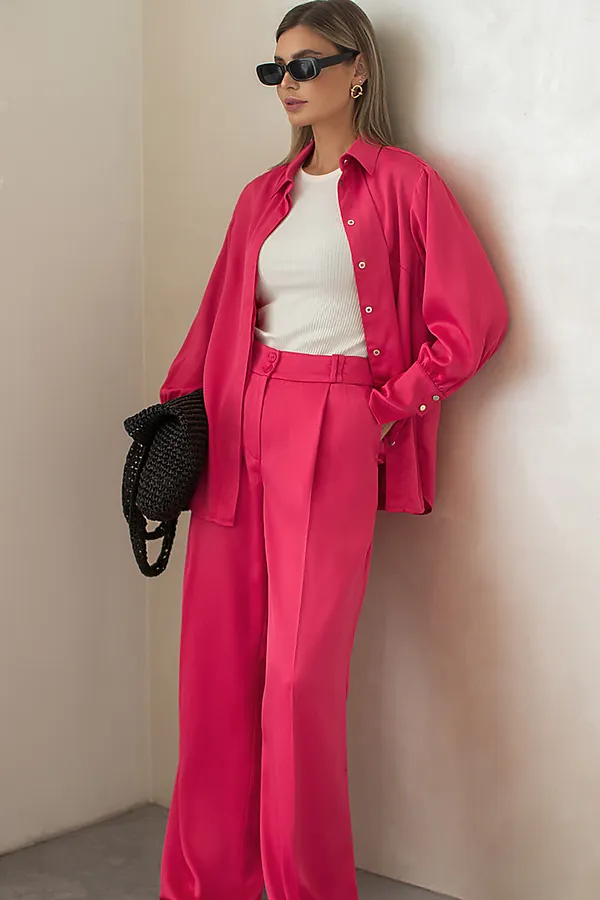 Брюки ВИЛАТТЕ, viva magenta - фото 1