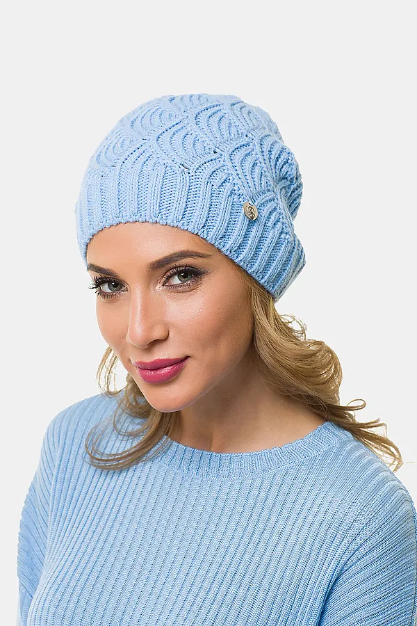 Шапка VAY, св.голубой - фото 1
