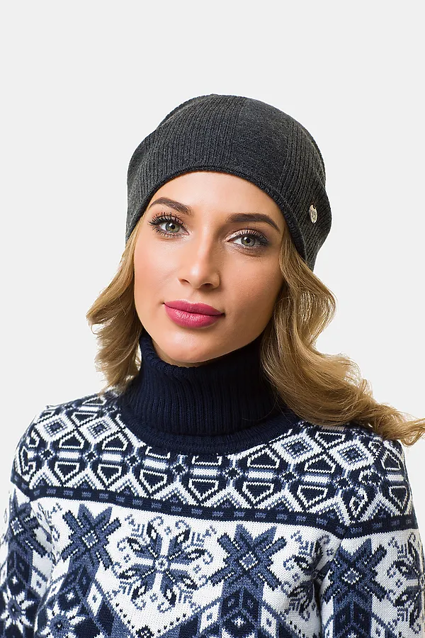 Шапка VAY, антрацит - фото 1