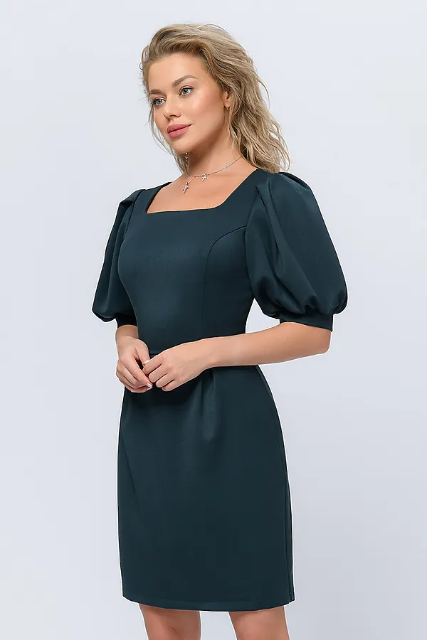 Платье 1001 DRESS, изумрудный - фото 1