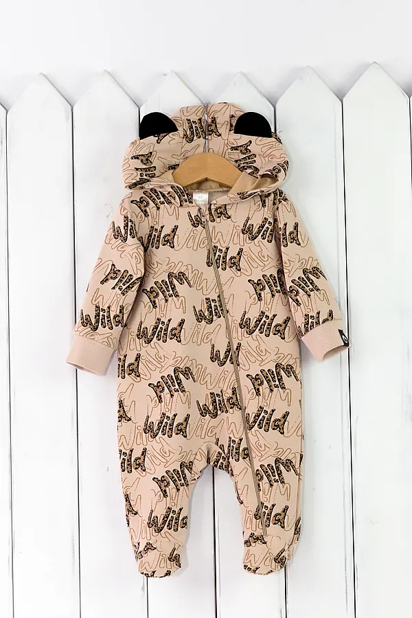 Комбинезон BABY BOOM, wild на бежевом - фото 1