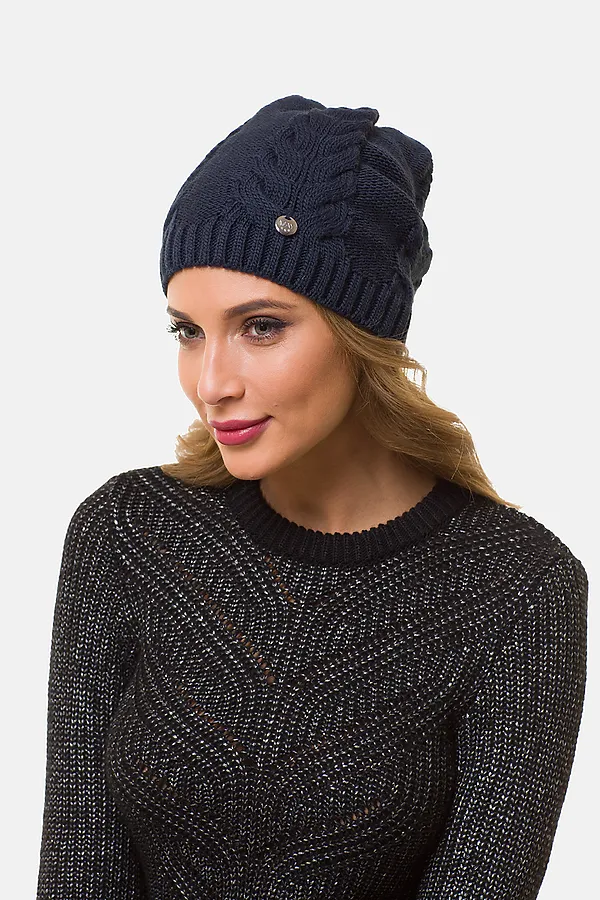 Шапка VAY, темно-синий - фото 1