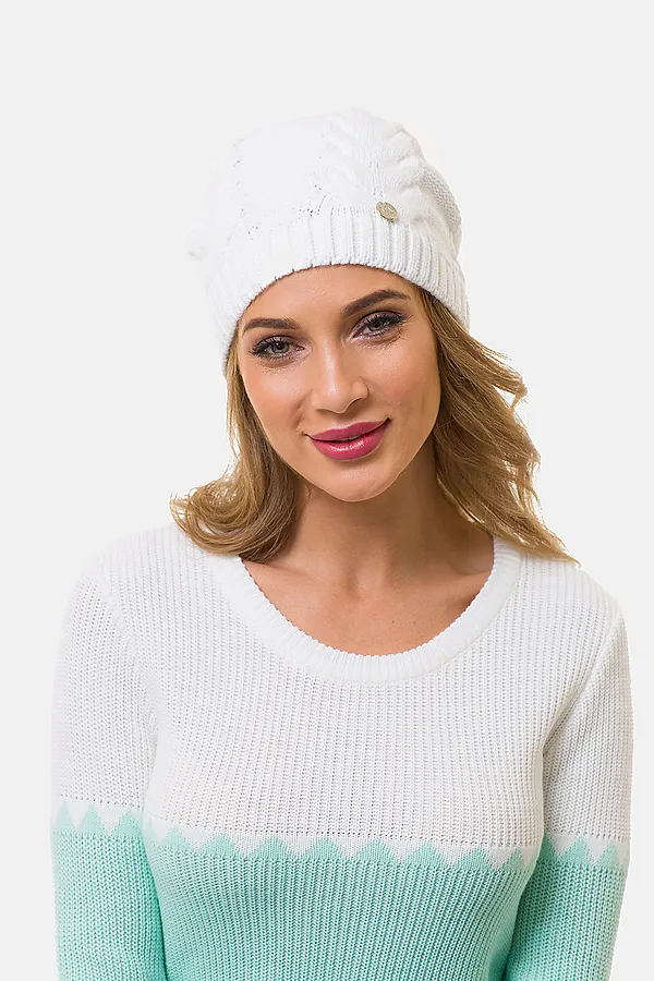 Шапка VAY, белый - фото 1