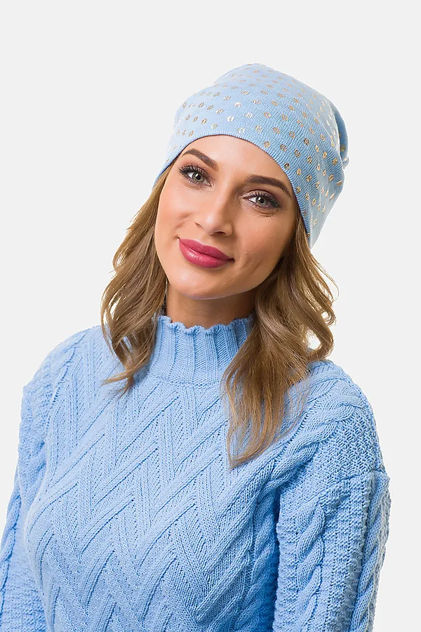 Шапка VAY, голубой - фото 1