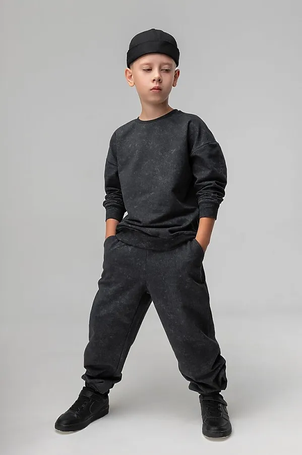 Костюм (Свитшот+Брюки) BODO, темно-серый - фото 1