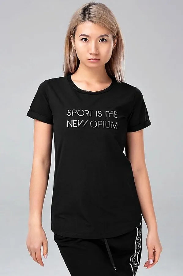 Футболка OPIUM, чёрный - фото 1