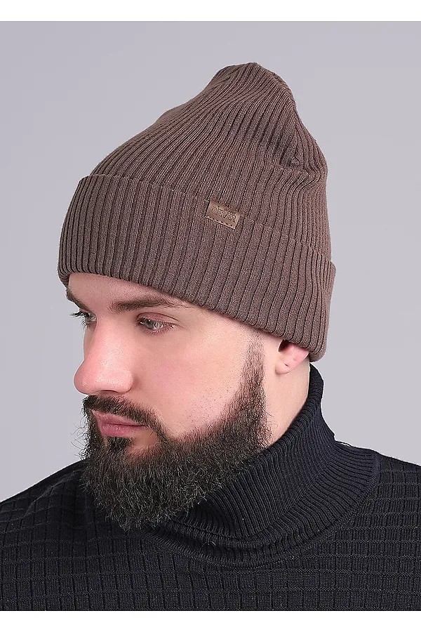 Шапка CLEVER, т.коричневый - фото 1